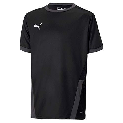 Image of PUMA Boys' teamGOAL 23 Jersey jr T-Shirt, Black-Asphalt, 140