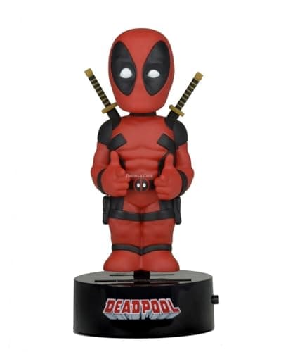 Image of NECA NECA61389 15 cm Marvel Dead Pool Solar Powered Body Knocker Bobble Head Figure