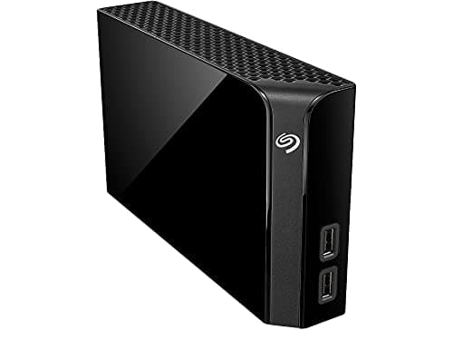 Image of Seagate Backup Plus Hub 8TB External Hard Drive Desktop HDD – USB 3.0, 2 USB Ports, for Computer Desktop Workstation PC Laptop, 2 Months Adobe CC Photography (STEL8000100)