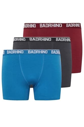 Image of BadRhino 3 Pack & Blue Boxers - Men's - Plus Size Curve