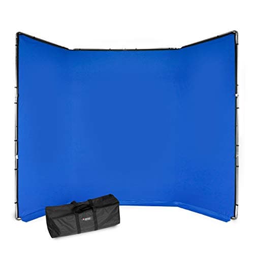Image of Manfrotto MLBG4301KB Chroma Key FX 4x2.9m Background Kit Blue