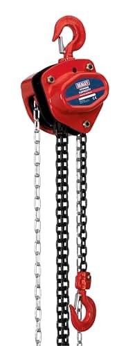 Image of Sealey Cb1000 Chain Block 1Tonne 2.5Mtr