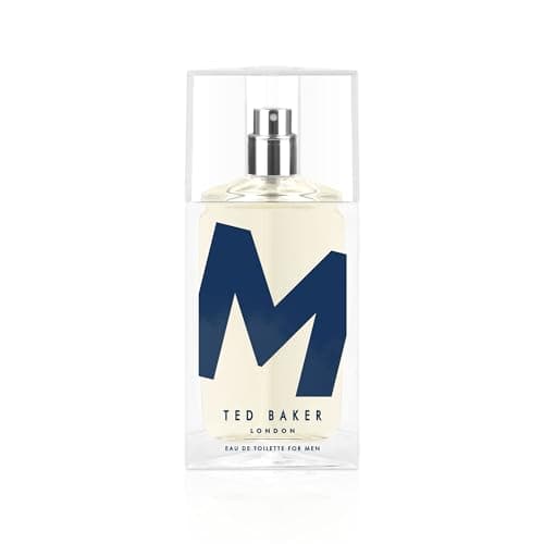 Image of Ted Baker M Eau De Toilette Men's Fragrance Fresh Citrus Spicy Scent with Mandarin, Bergamot, Black Pepper, Amber Vetiver Musk Long Lasting EDT Spray for Men & Teens 2.5 fl oz / 75ml