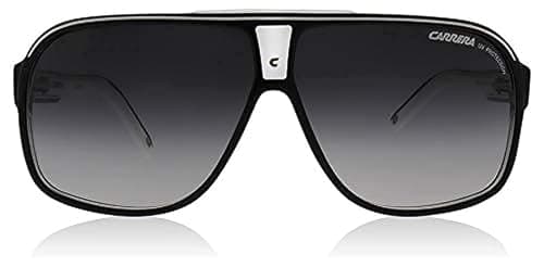 Image of Carrera Grand Prix 2 T4M/9O BKCR BKCRWHT Sunglasses Men's Acetate, Standard, 64