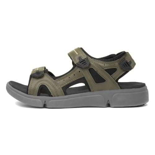 Image of Hush Puppies Male Castro Sandal, Khaki, 7