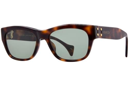 Image of Gucci Men's Gg1706s Sunglasses, Havana-Havana-Green, 55