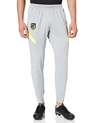 Image of Nike ATM Nk Dry STRK Pant Kp Cl Sport Trousers - Wolf Grey/Volt/(Volt) (No Sponsor-3RD), M