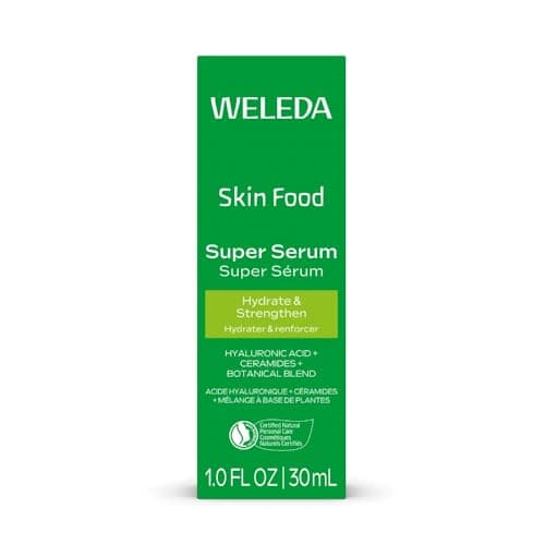Image of Weleda Skin Food Super Face Serum, Facial Serum with Hyaluronic Acid & Ceramides, Natural Glow Moisturiser, Certified Natural, Vegan, 30ml