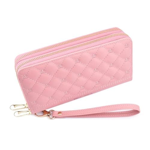 Image of Oyccen Long Purses for Women PU Leather Zipper Wallet Ladies Card Holder Purse with Multiple Card Slots Women's Large Capacity Wallet