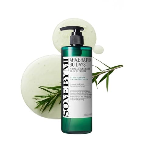 Image of SOME BY MI AHA BHA PHA 30 Days Miracle Acne Clear Body Cleanser 400ml - Korean Back Acne Body Wash with Tea Tree - Exfoliating Salicylic Acid Body Wash for Smooth Skin - Korean Skincare Shower Gel