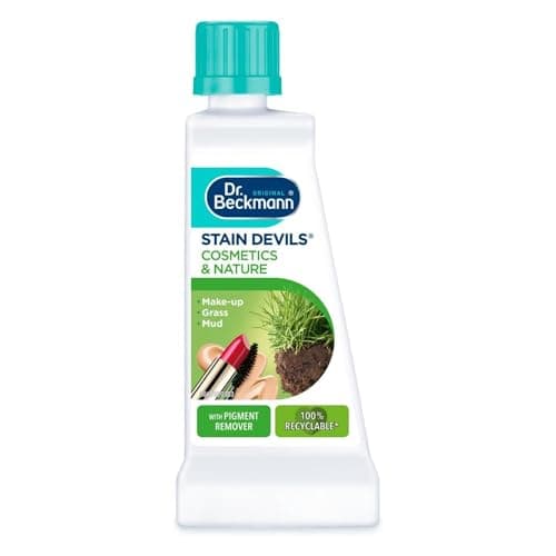 Image of Stain Devils Mud, Grass & Make-Up Stain Remover 50ml - Removes Makeup, Lipstick, Lotion, Grass, Mud Stains on Cloth