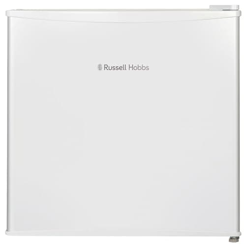 Image of Russell Hobbs Table Top Larder Mini Fridge 43 Litre Capacity, Reversible Door & Adjustable Feet, Small Fridge, Manual Temperature Control, Ice Box, White RHTTF0E1W