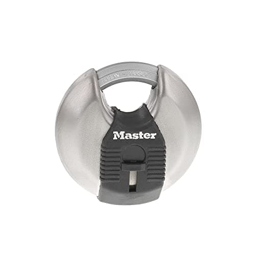 Image of Master Lock M40XKADCCSEN M40XKAD Discus Lock, Silver, Keyed Alike