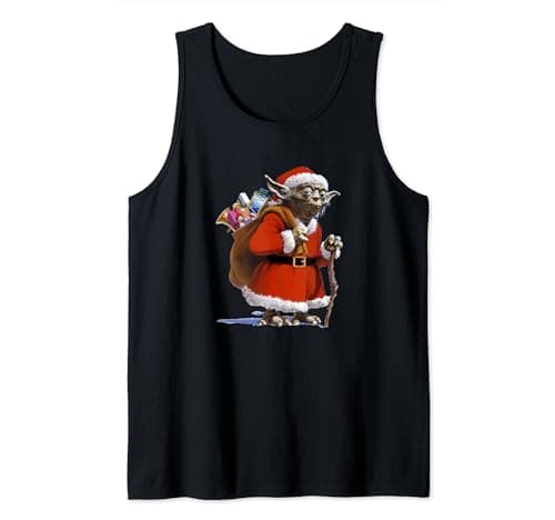 Image of Star Wars Christmas Yoda Santa Claus Costume Tank Top