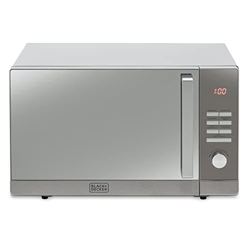 Image of BLACK+DECKER BXMZ24038GB 30 Litre Combination Microwave with Grill and Convection Oven, Silver