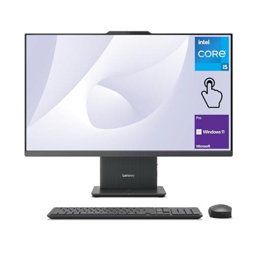Image of Lenovo 2026 IdeaCentre Business All-in-One, 27" FHD Touchscreen 100Hz, Intel Core i5-13420H, 32GB DDR5 RAM, 2TB SSD, Wireless Charging Base, Wireless KB & Mouse, Wi-Fi 6, Windows 11 Pro, Grey