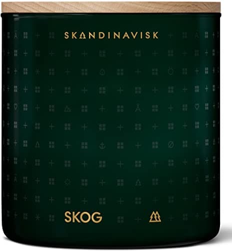Image of Skandinavisk Skog 'Forest' Scented Candle with 2 Wicks. Fragrance Notes: Pine Needles and Fir Cones, Birch Sap and Lily of the Valley. 400 g