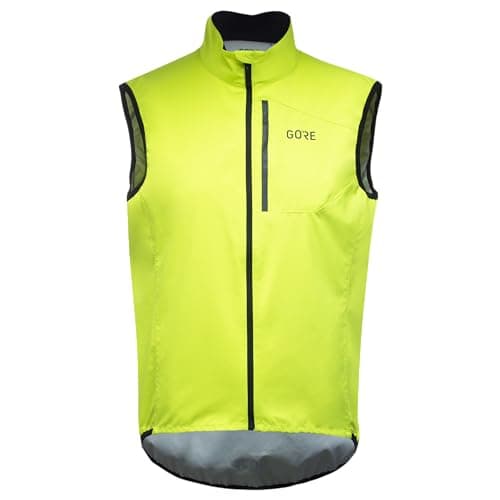 Image of GORE WEAR Men's Cycling Vest Spirit, GORE-TEX INFINIUM, Neon Yellow, XL