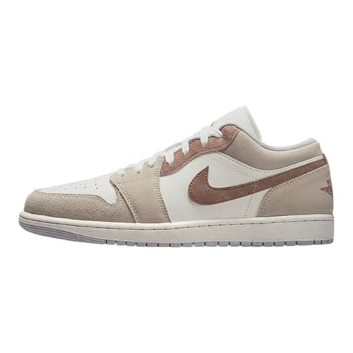 Image of NIKE Air Jordan 1 Low SE Men's Shoes, Legend Light Brown/Sail/Neutral Grey/Archaeo Brown, 8 UK
