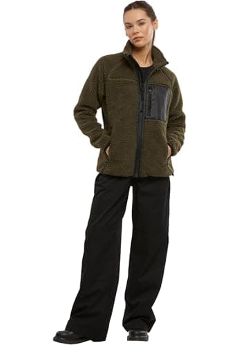 Image of Brandit Women's Teddy Fleece Jacket 15Y Limited Edition Olive Size L, olive, L