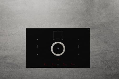 Image of Elica NT-SWITCH BG RC 83cm Venting Induction Hob - Black - For Recirculating Ventilation