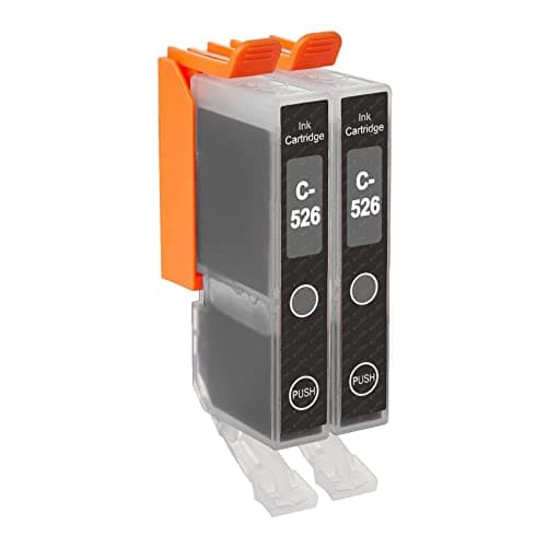 Image of Go Inks C-CLI526GY-2 Pack of 2 Ink Cartridges Compatible with Canon Pixma Printer Grey
