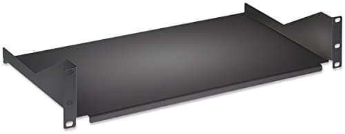 Image of Intellinet 19 Inch Cantilever Shelf, 2U, Fixed, Depth 400 mm, Black