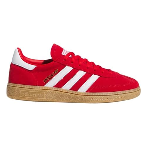 Image of adidas Handball Spezial Womens Lifestyle Shoes (Better Scarlet/White/Gold Metallic), Better Scarlet/White/Gold Metallic, 6.5