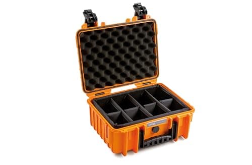 Image of B&W outdoor.cases type 3000 with padded divider system (RPD) - The Original