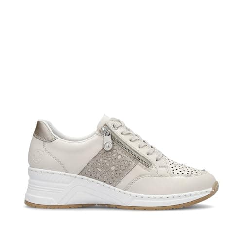 Image of Rieker Sneakers N4344-60, Women's Trainers, Beige, 37 EU
