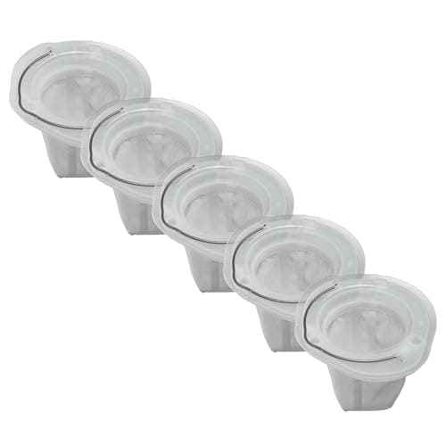 Image of vhbw 5x Filter compatible with Black & Decker Dustbuster DVJ215, DVJ315, DVJ320, DVJ325 Handheld Vacuum Cleaner - Dust Filter