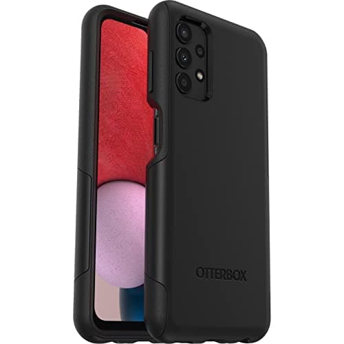 Image of OtterBox Samsung Galaxy A13 Commuter Series Lite Case - BLACK, slim & tough, pocket-friendly, with open access to ports and speakers (no port covers),