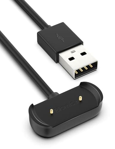 Image of Bicmice Charging Cable for Amazfit GTS 4 Mini/GTS 2/GTS2 Mini/GTS 2e/GTR 2/GTR 2e/T-REX Pro/Bip U Pro/Zepp E/Zepp Z/Bip 5/Bip 3/Pop Pro USB Smartwatch Charger Station