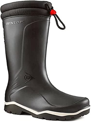 Image of DUNLOP Blizzard Wellington Boots Fleece Lined Insulated to -15°C Black - Size: 42 EU
