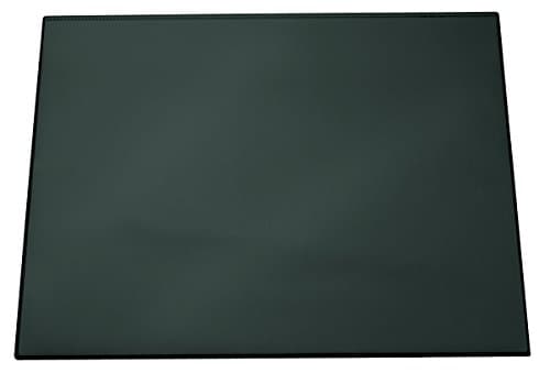 Image of Durable Desk Mat with Transparent Overlay in Black | 65 x 52 cm | Pack of 1 | ComforTable To Use | Ideal for Keeping Small Notes and Reminders Close to Hand