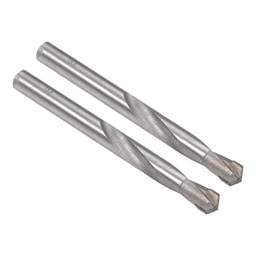 Image of sourcing map Cemented Carbide Twist Drill Bits 8mm Metal Drill Cutter for Stainless Steel Copper Aluminum Zinc Alloy Iron 2 Pcs