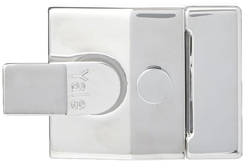 Image of Yale YALP85CHCH P-85-CH-CH-40-Deadlocking Nightlatch Finish, High Security with Automatic Deadlock, Polished Chrome, 40