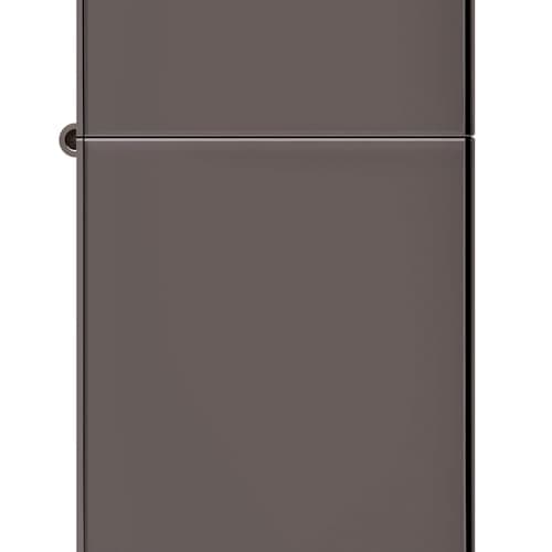 Image of Zippo Windproof Lighter - Classic Model - Black Ice - Slim Case - Refillable for Lifetime Use - Adjustable Flame - Gift Box - Metal Construction - Made in USA