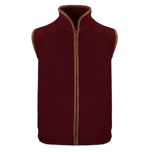 Image of Hazy Blue Bentley Mens Fleece Bodywarmer Gilet - Sleeveless Lightweight Casual Smart Waistcoat Vest Jacket - Full Zip XS-4XL (UK, Alpha, XS, Regular, Regular, Aubergine)