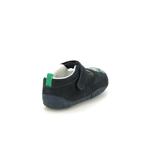 Image of Start-rite Stomper T Bar Navy Nubuck Kids Boys First Shoes 0785-98H