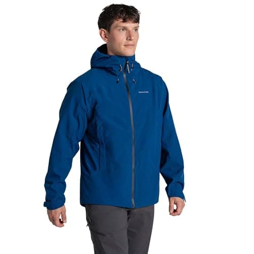 Image of Craghoppers Mens Ponsa Jacket Waterproof Hiking Breathable Walking Coat