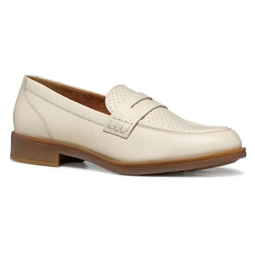 Image of Geox Women's D Jaylon 2 A Loafer, Papyrus, 5 UK