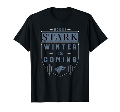 Image of Game Of Thrones Stark Winter Is Coming T-Shirt