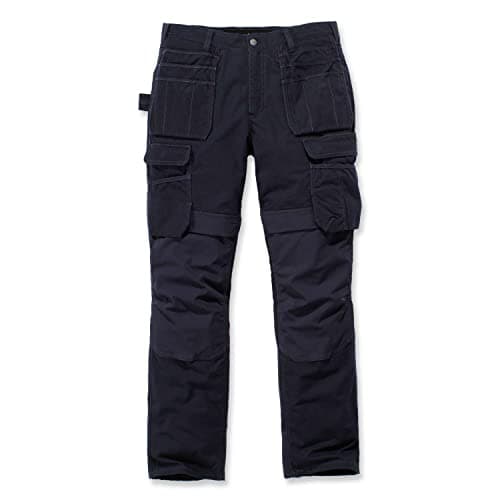 Image of Carhartt Men's Full Swing Steel Multi Pocket Pant Shorts, Navy, W34/L34