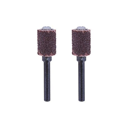 Image of Dremel 430 Sanding Band & Mandrel 2-pack Accessory Set, 6,4 mm (Grit 60) Sanding Bands and Mandrels for Sanding, Shaping and Smoothing Wood and Plastic Materials