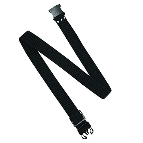 Image of AWP Poly Work Belt | Rugged Polyester Webbing with Quick Release Buckle Work Belt | Fits up to 50" Waist Sizes | Black