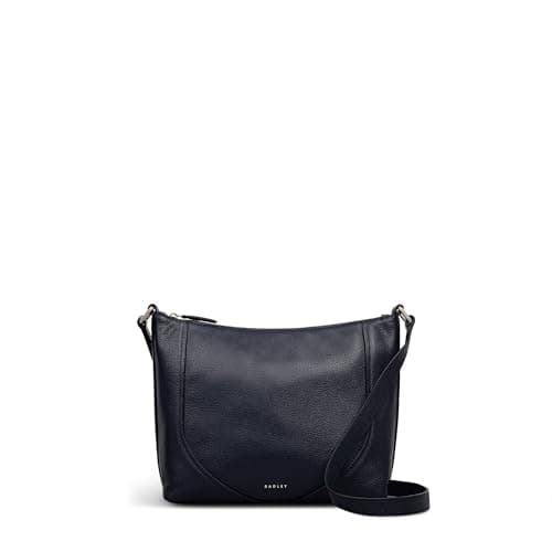 Image of RADLEY London Wood Park Women's Leather Medium Ziptop Cross Body, Ink