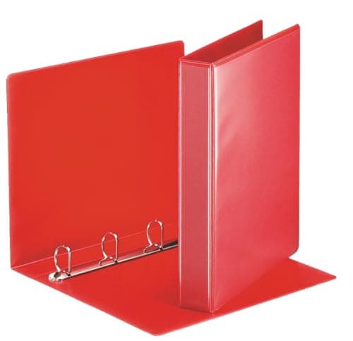 Image of Esselte Presentation Ring Binder A4 Pack of 10 Ring Binder with 4 D-Ring 30 mm Red 49713