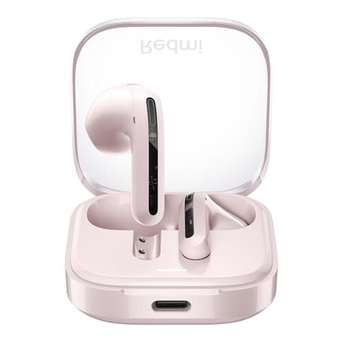 Image of XIAOMI Redmi Buds 6 Active Wireless Earbuds, Workout Earbuds, 14.2mm Dynamic Driver, Clear Call with Dual Mic, Bluetooth 5.4, 30-Hour Battery Life, Lightweight Design – Pink