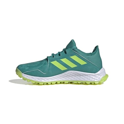 Image of adidas Unisex Kids Hockey Youngstar, Pure Teal/Lucid Lemon/Core Black, 13.5 UK Child